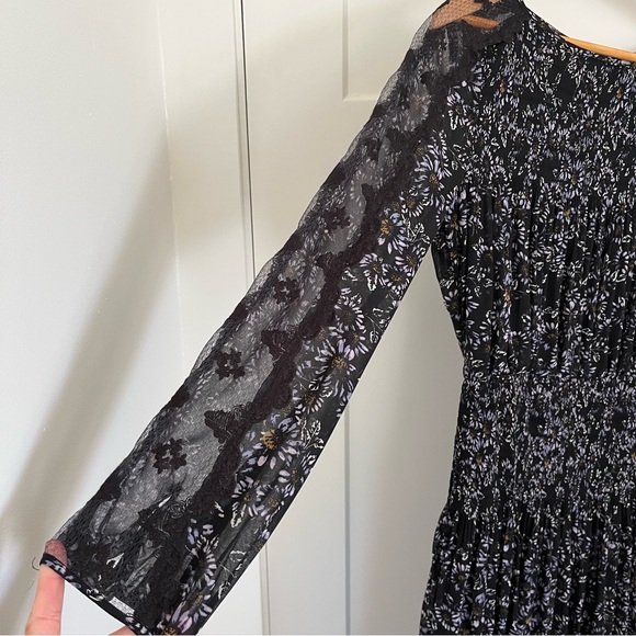 Free People Floral Lace Long Sleeve Dress - Picture 6 of 10